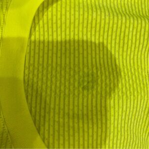 Lululemon swiftly tech Bright Yellow Striped Shirt